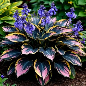 Хоста Пайн Эхо купить по цене от 699р. в интернет-магазине «Посадика» с доставкой почтой в в Судогдае и по всей России – [изображение №1].